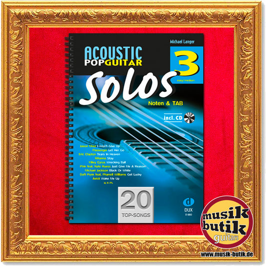 Michael Langer Acoustic Pop Guitar Solos 3 D 880