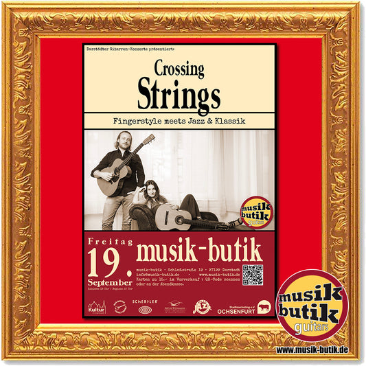19.9.2025 Darstädter Gitarren-Konzerte mit Crossing Strings - Fingerstyle meets Jazz & Klassik