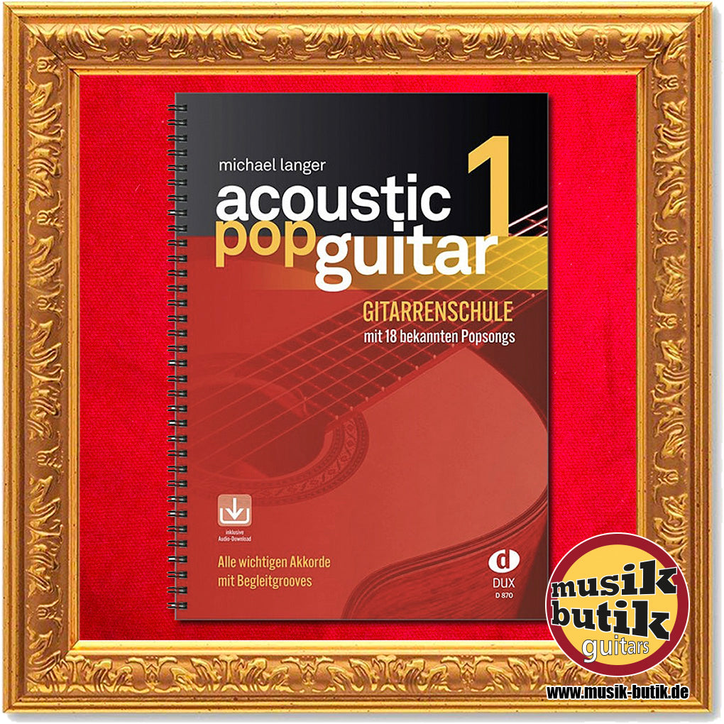 Michael Langer Acoustic Pop Guitar Band 1 Alle wichtigen Pickings & Strummings