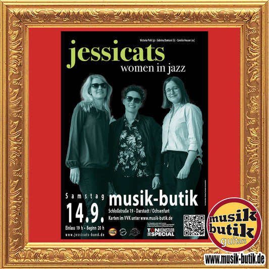 14.9.2024 Darstädter Gitarren-Konzerte mit den Jessicats - Women in Jazz