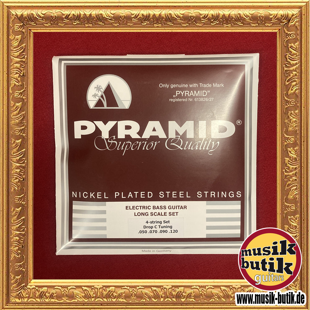 Pyramid Nickel Plated Steel - 4-Saiter Long Scale .050 - .120 Drop C