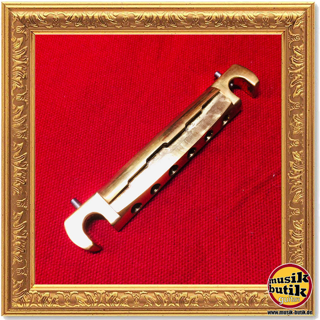 Faber TPWC-'59 Vintage Spec ALU Compensated Wraparound Tailpiece, Gold, aged TPWC-59GA  3020-3