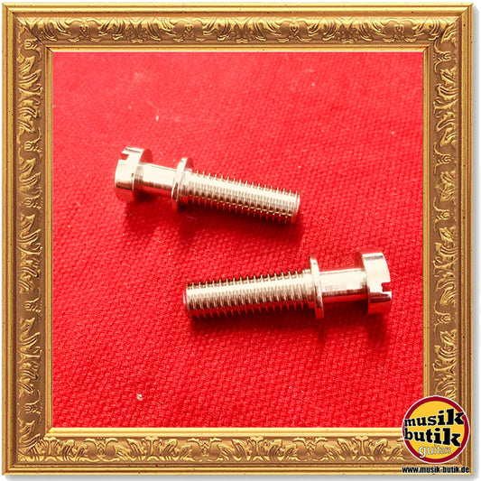 Faber Vintage style tailpiece studs, gloss nickel, METRIC TPST-MNG 3195-0