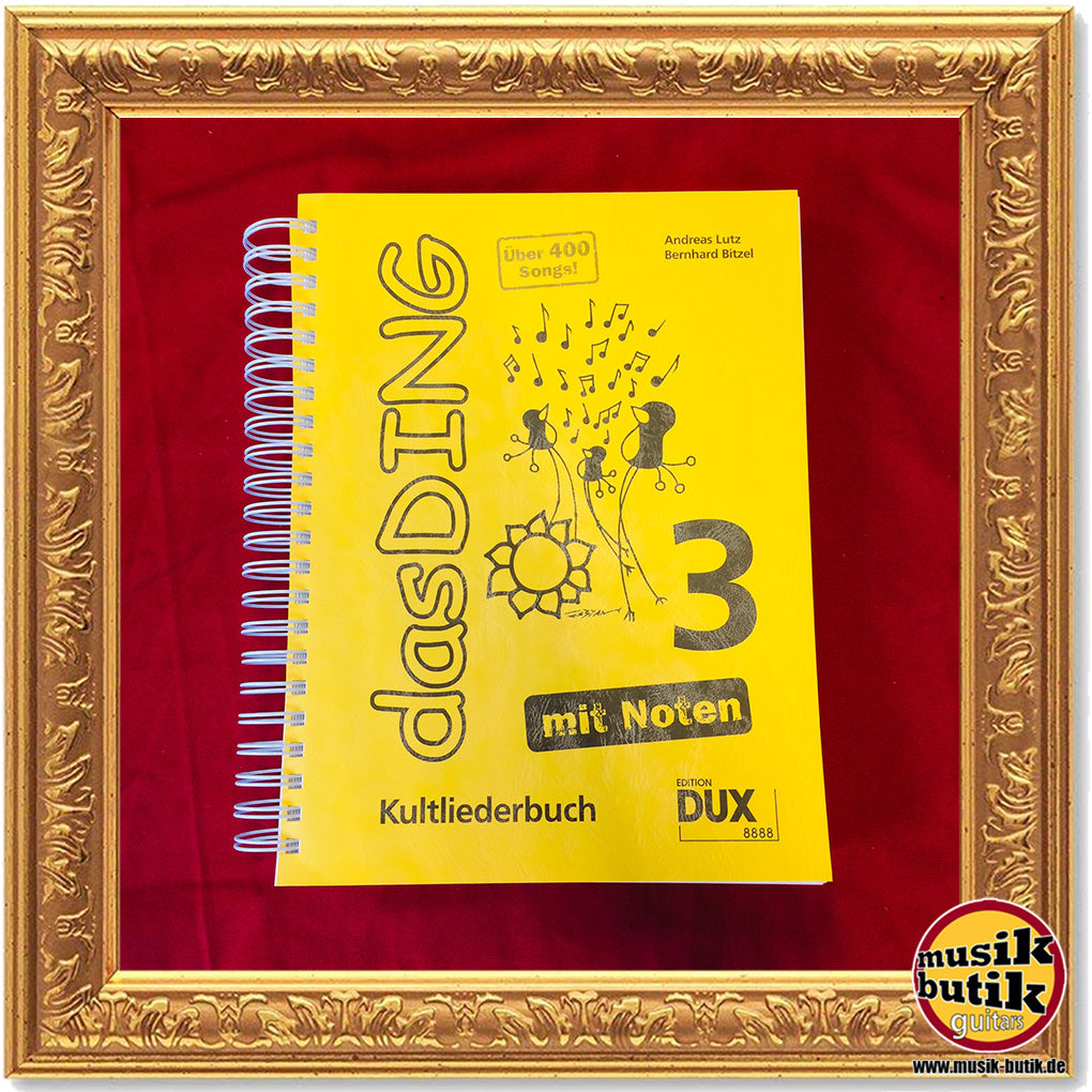 Das Ding Band 3 mit Noten - Kultliederbuch von Bernhard Bitzel und Andreas Lutz D 8888