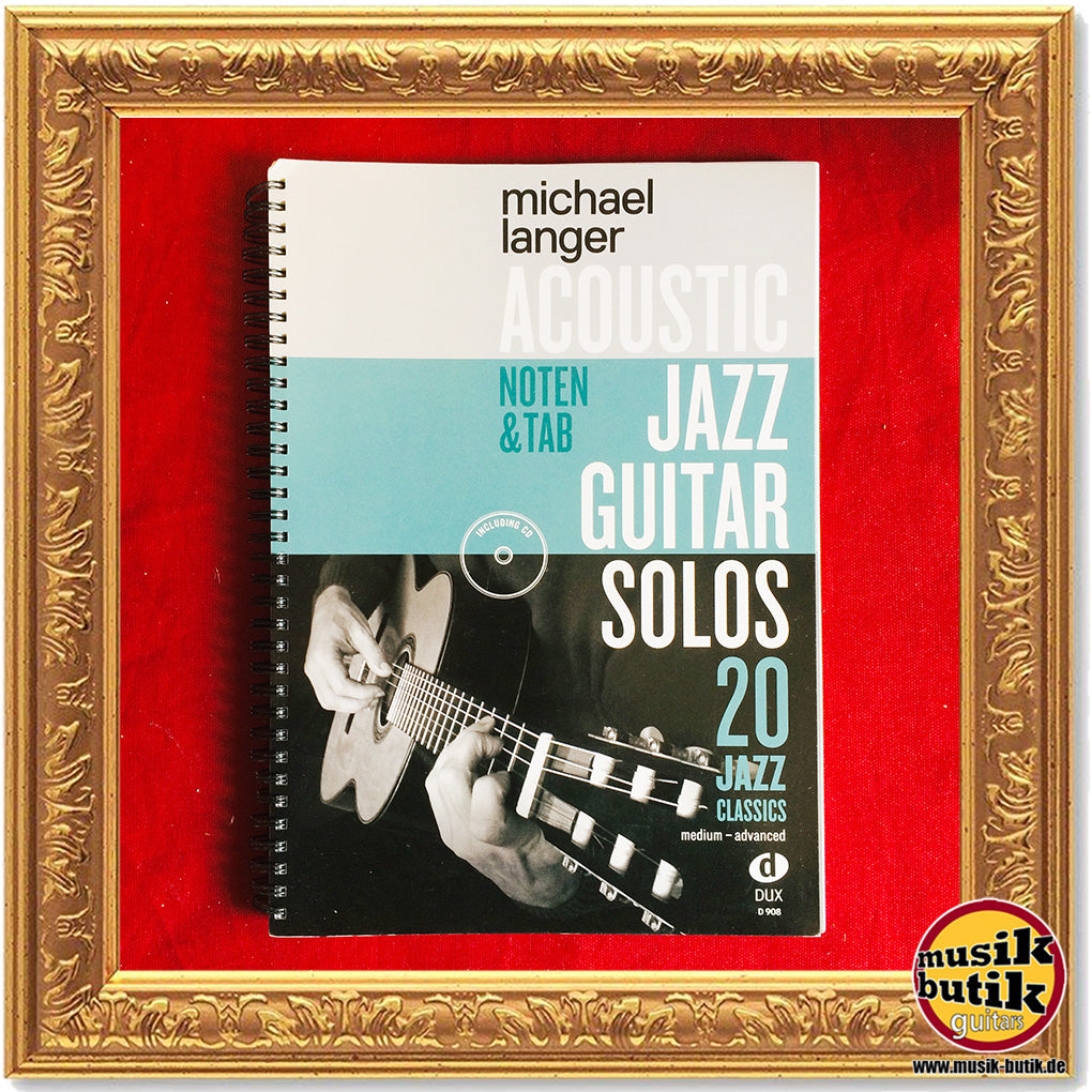 Michael Langer: Acoustic Jazz Guitar Solos - Dux Verlag