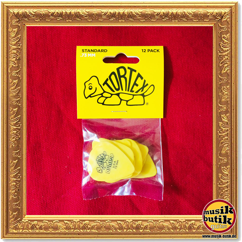 Dunlop Tortex Standard Picks, Player's Pack, 12 pcs., yellow, 0.73 mm