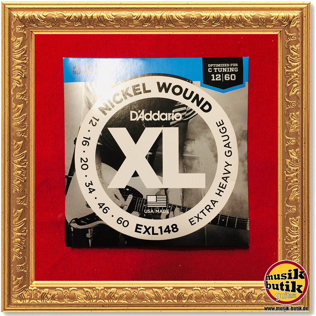 D'Addario EXL148 Saiten für E-Gitarre, mit Nickel umsponnen, Extra Heavy, 12-60