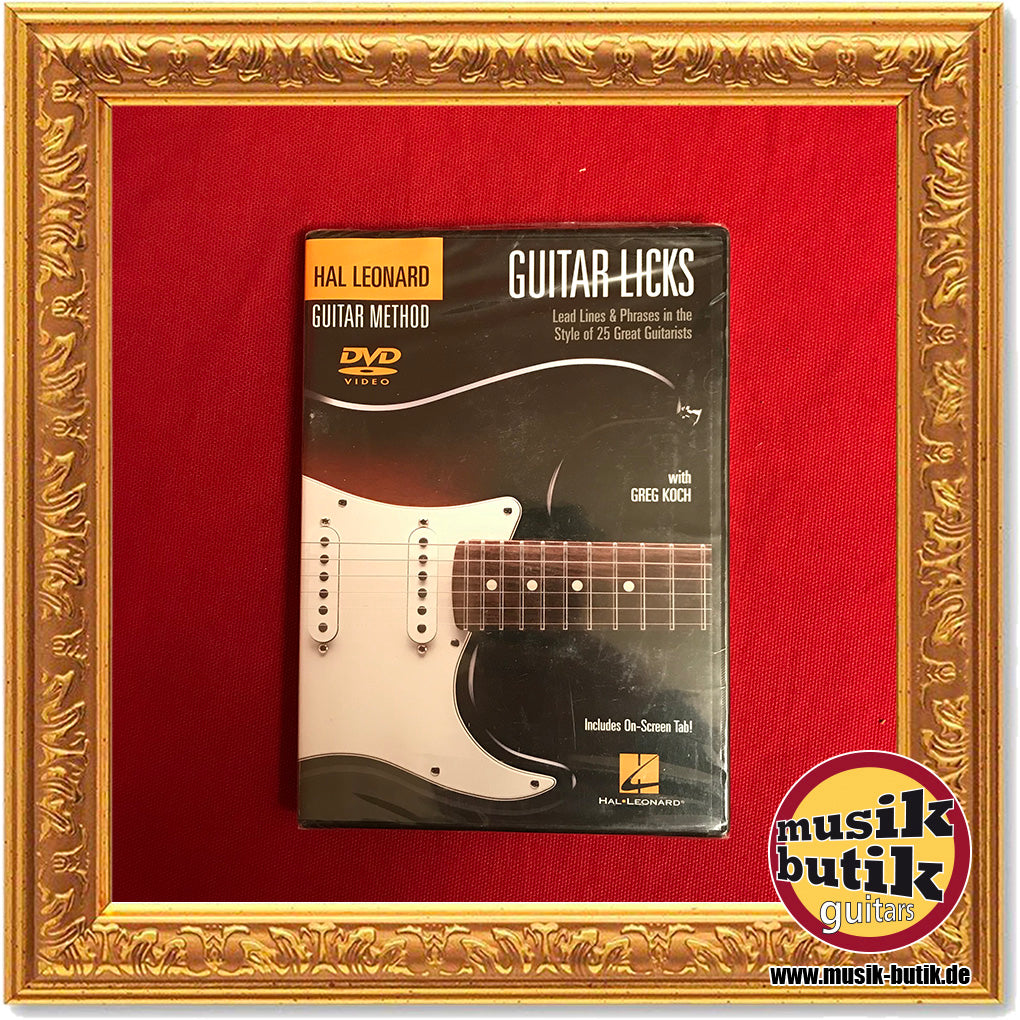Greg Koch: Guitar Licks DVD - Gitarre HL697393