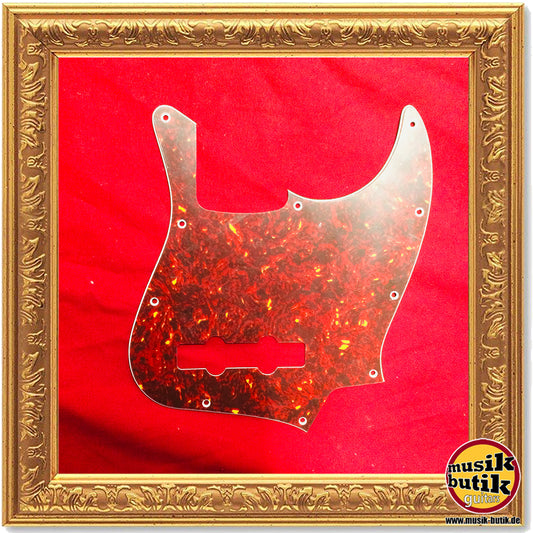 Pickguard für Jazz Bass red tortoise