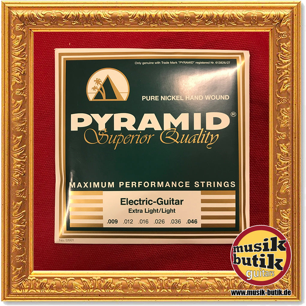 Pyramid Maximum Performance Pure Nickel Extra Light/Light .009-.046 D501
