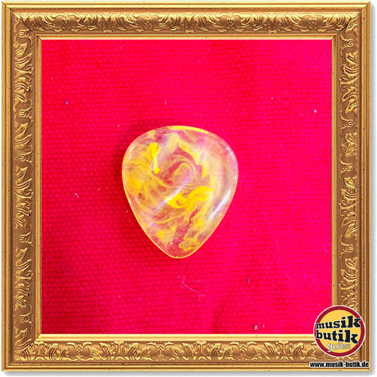 Stanford Guitar Pick Melted Brain Yellow Resin